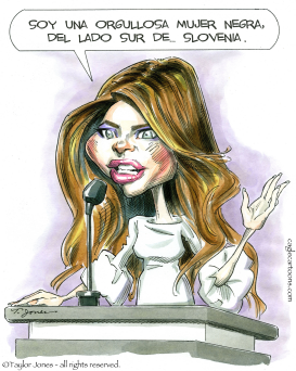 MELANIA HABLA  by Taylor Jones