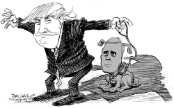 MIKE PENCE ES EL NUEVO VP DE TRUMP by Daryl Cagle