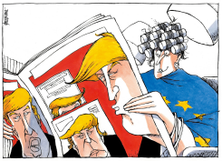 TRUMP AFFECTS XENOPHOBIC EUROPE by Michael Kountouris