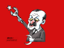 ERDOGAN TIGHTENS by Rayma Suprani