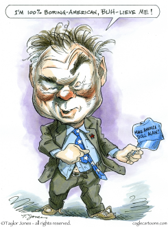 HO-HUM TIM KAINE  by Taylor Jones