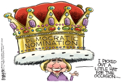 HILLARY CORONATION by Rick McKee