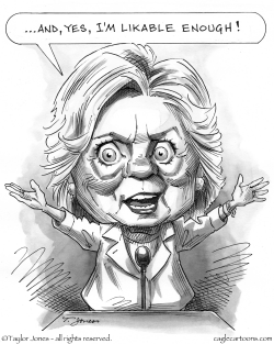 HILLARY ROARS by Taylor Jones