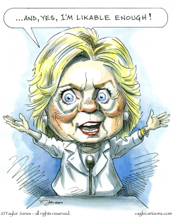 HILLARY ROARS  by Taylor Jones