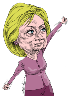 HILLARY CLINTON by Arcadio Esquivel