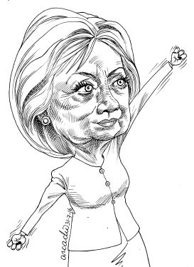 HILLARY CLINTON USA by Arcadio Esquivel