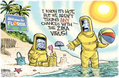 ZIKA IN FLA by Rick McKee