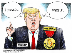 TRUMP MEDAL by Dave Granlund