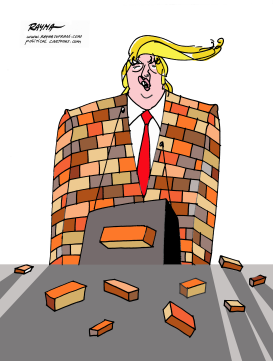 THE TRUMP WALL by Rayma Suprani