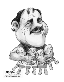 DANIEL ORTEGA NICARAGUABW by Rayma Suprani