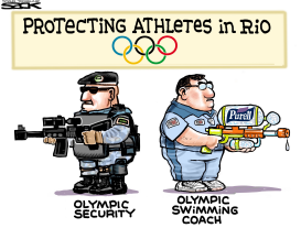 OLYMPIC SECURITY by Steve Sack