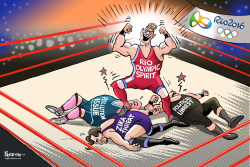 RIO OLYMPIC SPIRIT by Paresh Nath