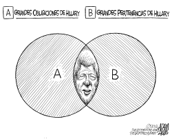 DIAGRAMA DE VENN DE CLINTON by Adam Zyglis