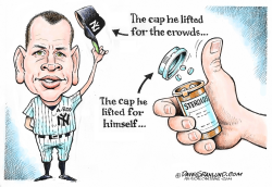 A-ROD RETIRES by Dave Granlund