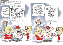 UNEDUCATED VOTERS by Pat Bagley