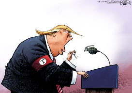 DANGEROUS DONALD by Nate Beeler