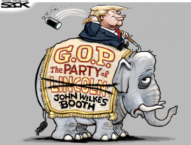 TRUMP'S PARTY by Steve Sack