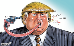 TRUMP SHOT by Sabir Nazar