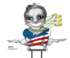 SIMONE BILES OLYMPIC GAMES by Rayma Suprani