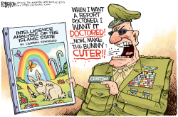 CENTCOM SCANDAL by Rick McKee