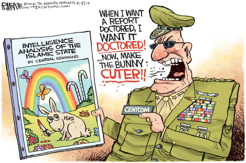  CENTCOM SCANDAL by Rick McKee