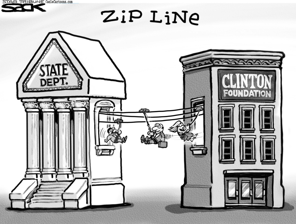  CLINTON FOUNDATION by Steve Sack