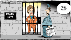 HILLARY WINS by Bob Englehart