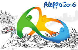 ALEPPO OLYMPICS by Osama Hajjaj