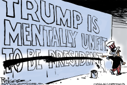 TRUMP MENTALITY  by Milt Priggee