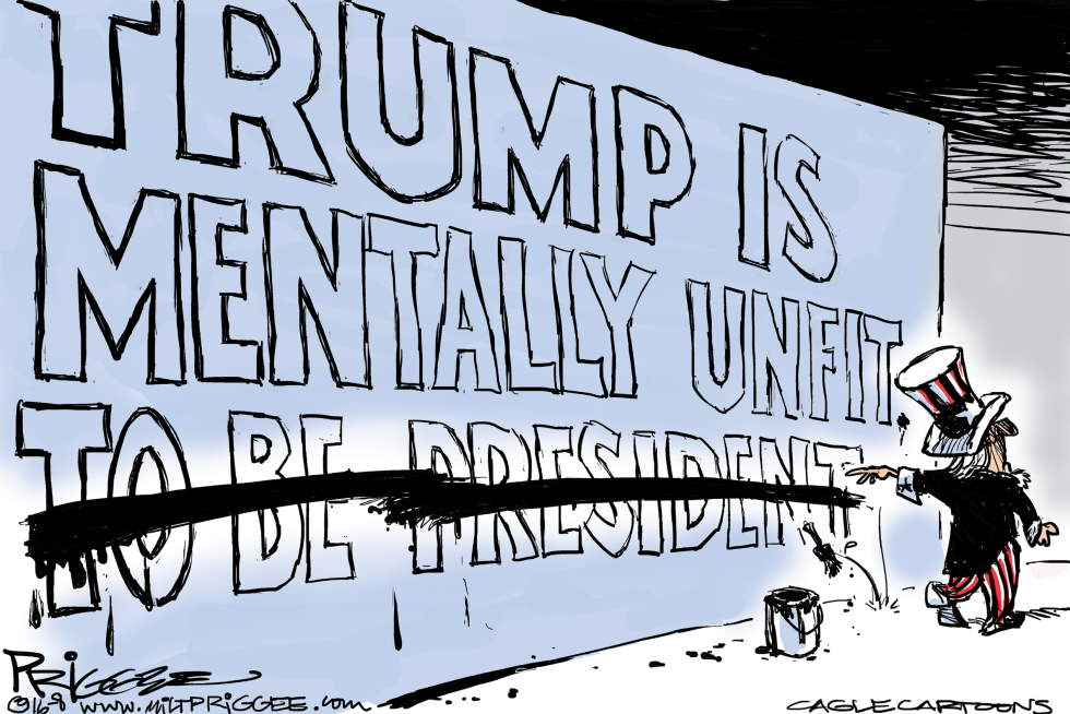  TRUMP MENTALITY  by Milt Priggee