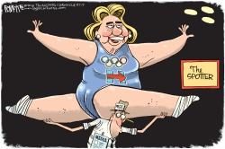 HILLARY SPOTTER by Rick McKee