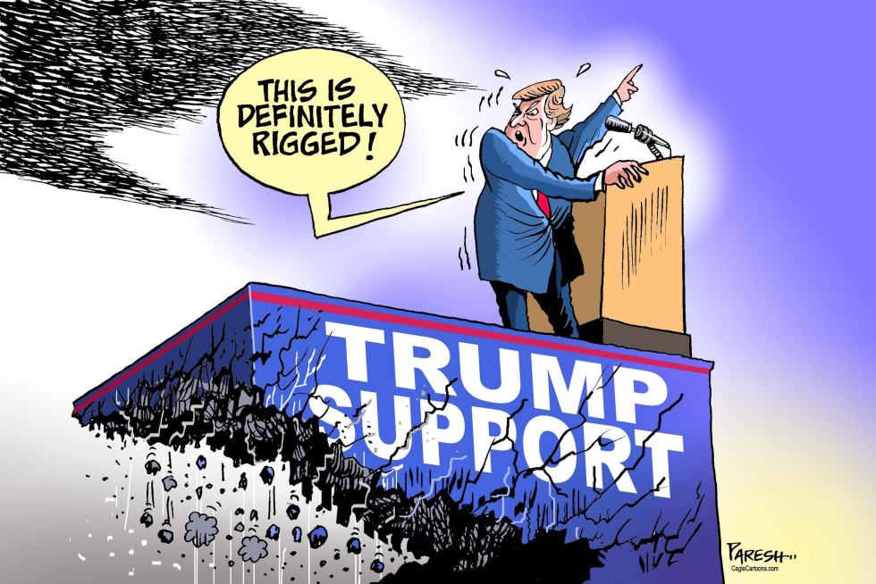  TRUMP LOSES SUPPORT by Paresh Nath