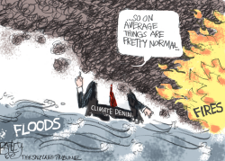 CLIMATE CLOWN by Pat Bagley