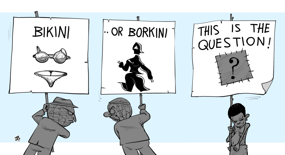  BIKINI OR BORKINI  by Emad Hajjaj