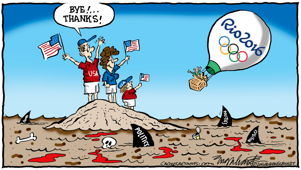  GOODBYE RIO by Bob Englehart