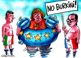 NO BURKINI by Christo Komarnitski