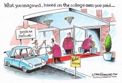 COLLEGE TUITION AND FEES by Dave Granlund