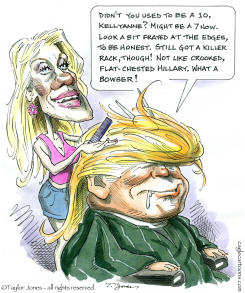 TRUMP AND CONWAY  by Taylor Jones