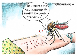 ZIKA AND CONGRESS INACTION by Dave Granlund