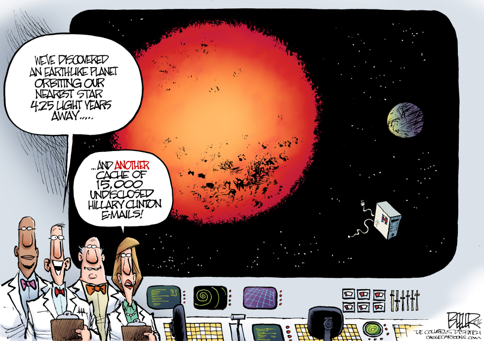  INTERSTELLAR DISCOVERY by Nate Beeler