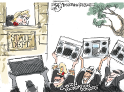 CLINTON FOUNDATION by Pat Bagley