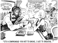 SMOKING BAN COMPROMISE by RJ Matson