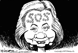 HILLARY VIRUS by Milt Priggee