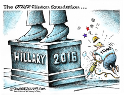 CLINTON FOUNDATION by Dave Granlund