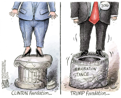 FOUNDATIONS by Adam Zyglis