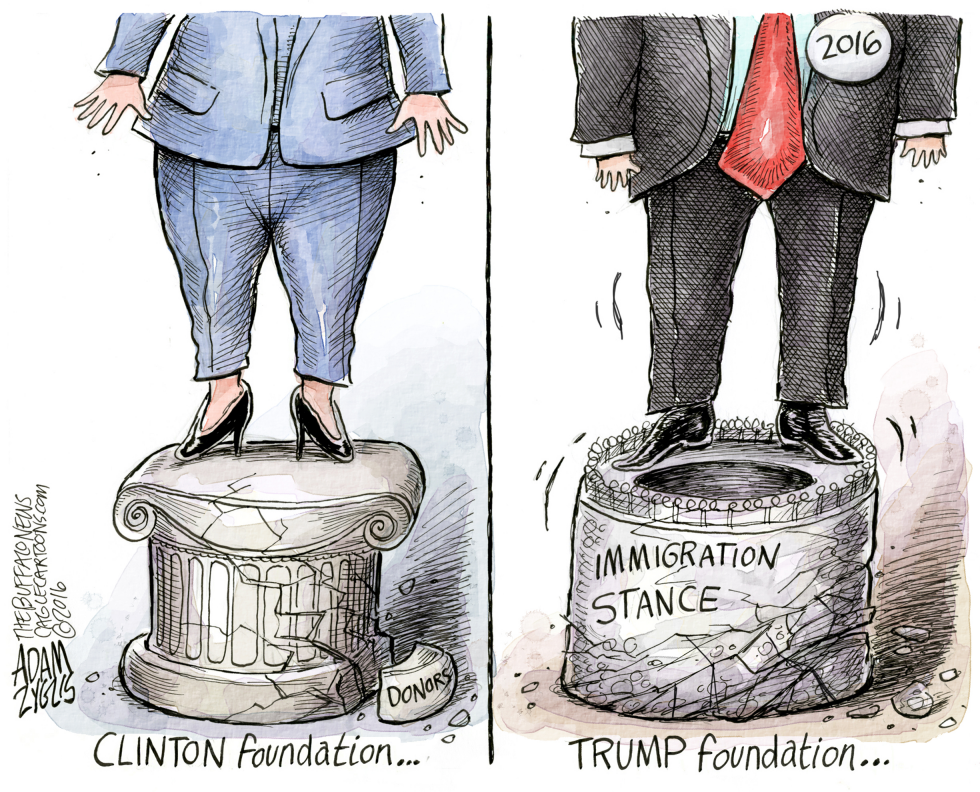  FOUNDATIONS by Adam Zyglis