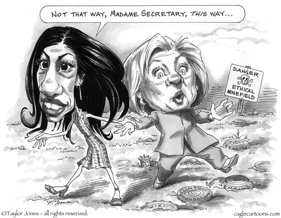  HUMA AND HILLARY by Taylor Jones