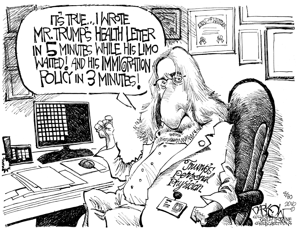  TRUMPS DOCTOR by John Darkow