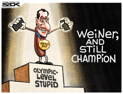 WEINER WIN by Steve Sack