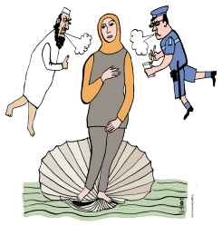 BURKINI BAN by Schot